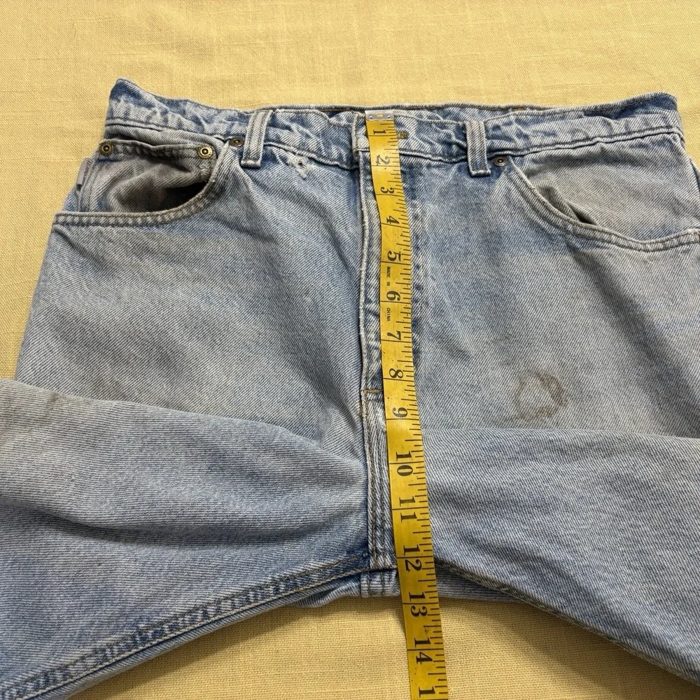 Vintage 90s Carhartt Light Wash Baggy Distressed Jeans Mens 32x31 Cotton Patina